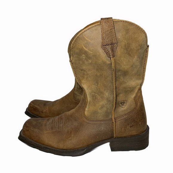 Ariat Men's Brown Work Boots Size 11D - Picture 8 of 12